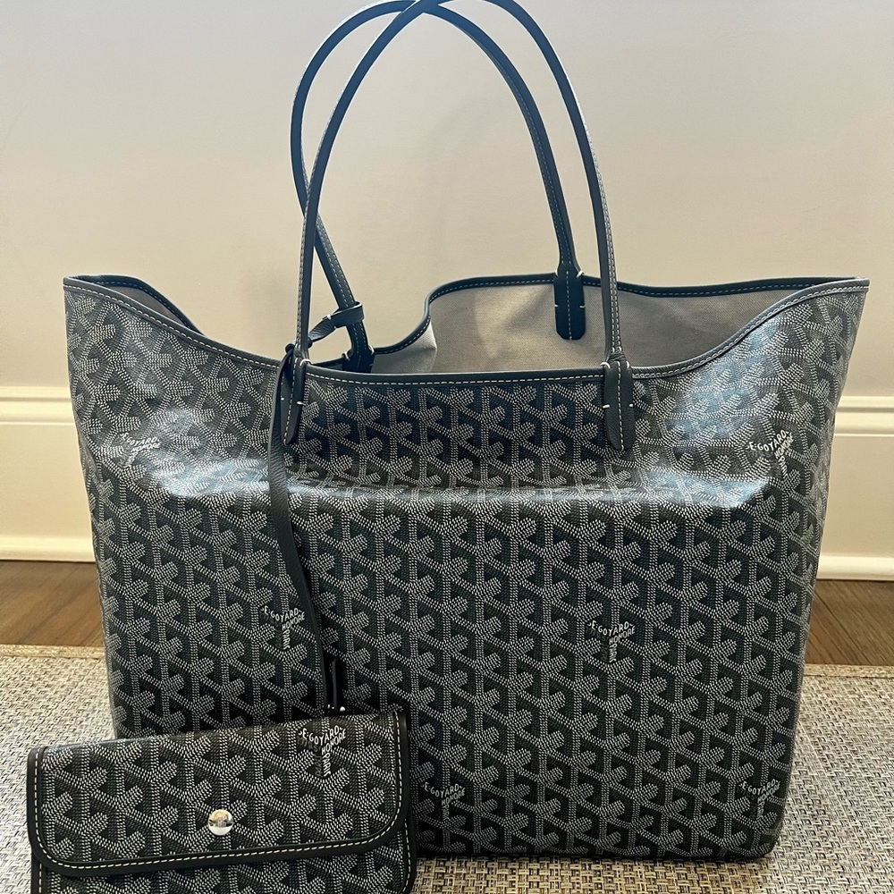 - Goyard Paris Grey GM Tote Perfect Outside Condition